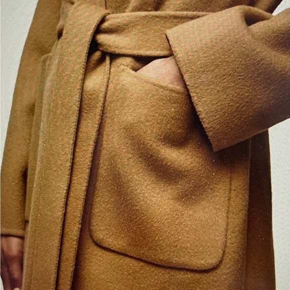 Frame Bell Wool Cashmere Double Face Coat Size S - Picture 11 of 12